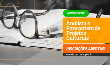 Escult: inscrições abertas para o curso de analista e parecerista de projetos culturais
